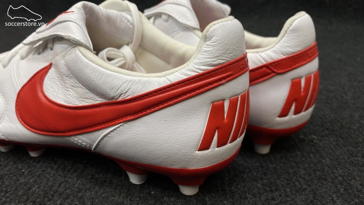 Nike Premier II FG- White/ University Red 917803-161
