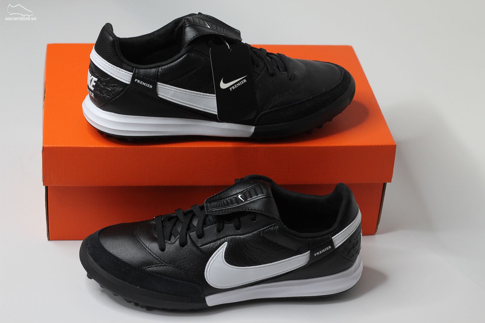 Nike Premier 3 TF màu đen trắng AT6178-010