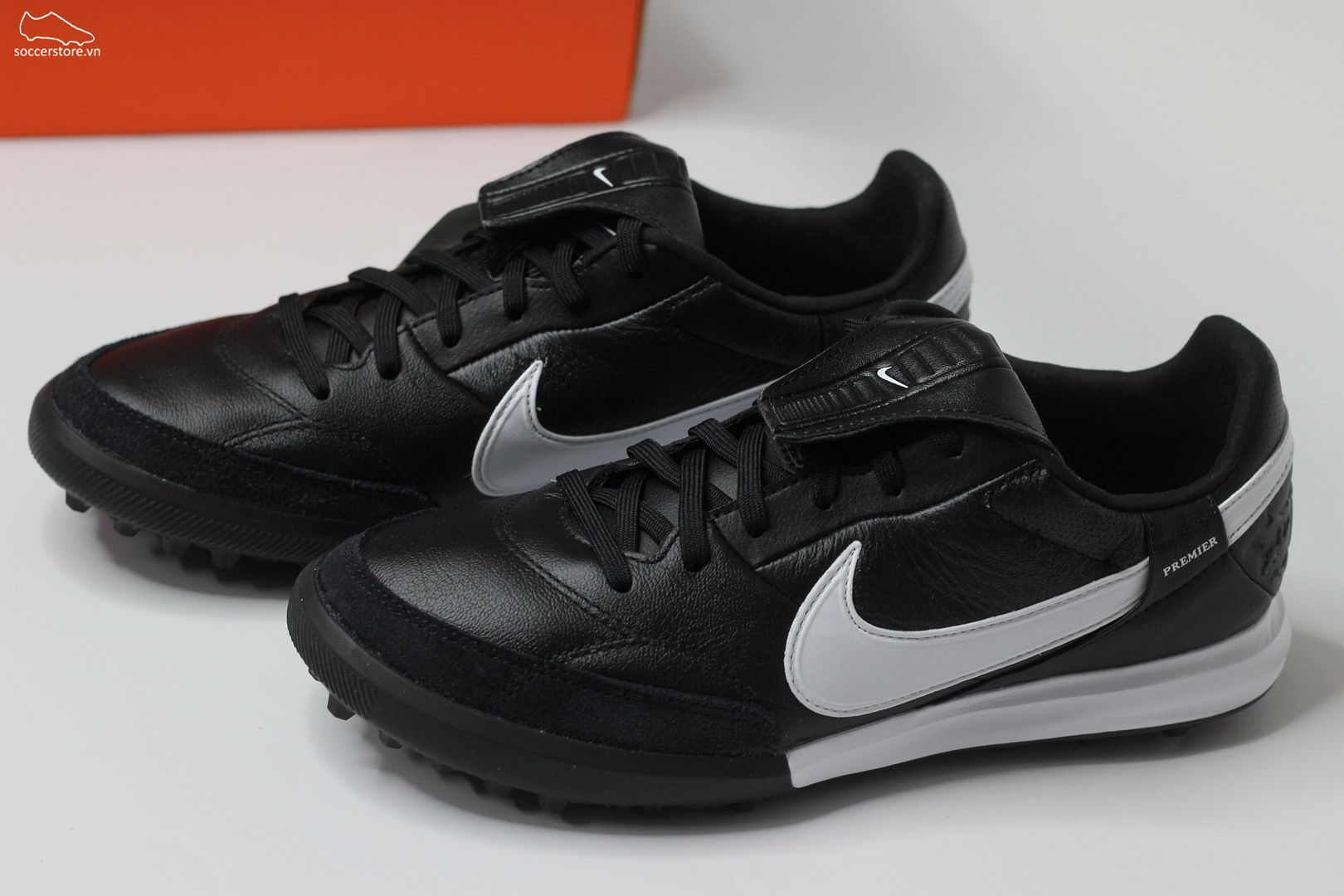 Nike Premier 3 TF màu đen trắng AT6178-010