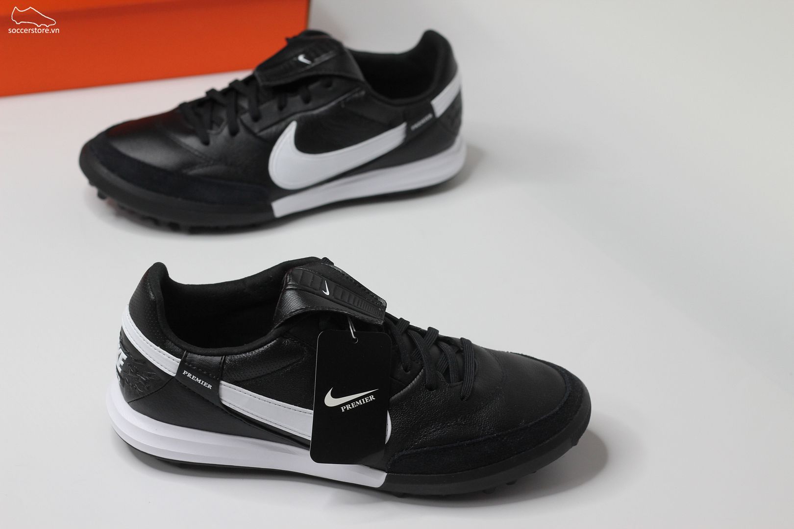 Nike Premier 3 TF màu đen trắng AT6178-010