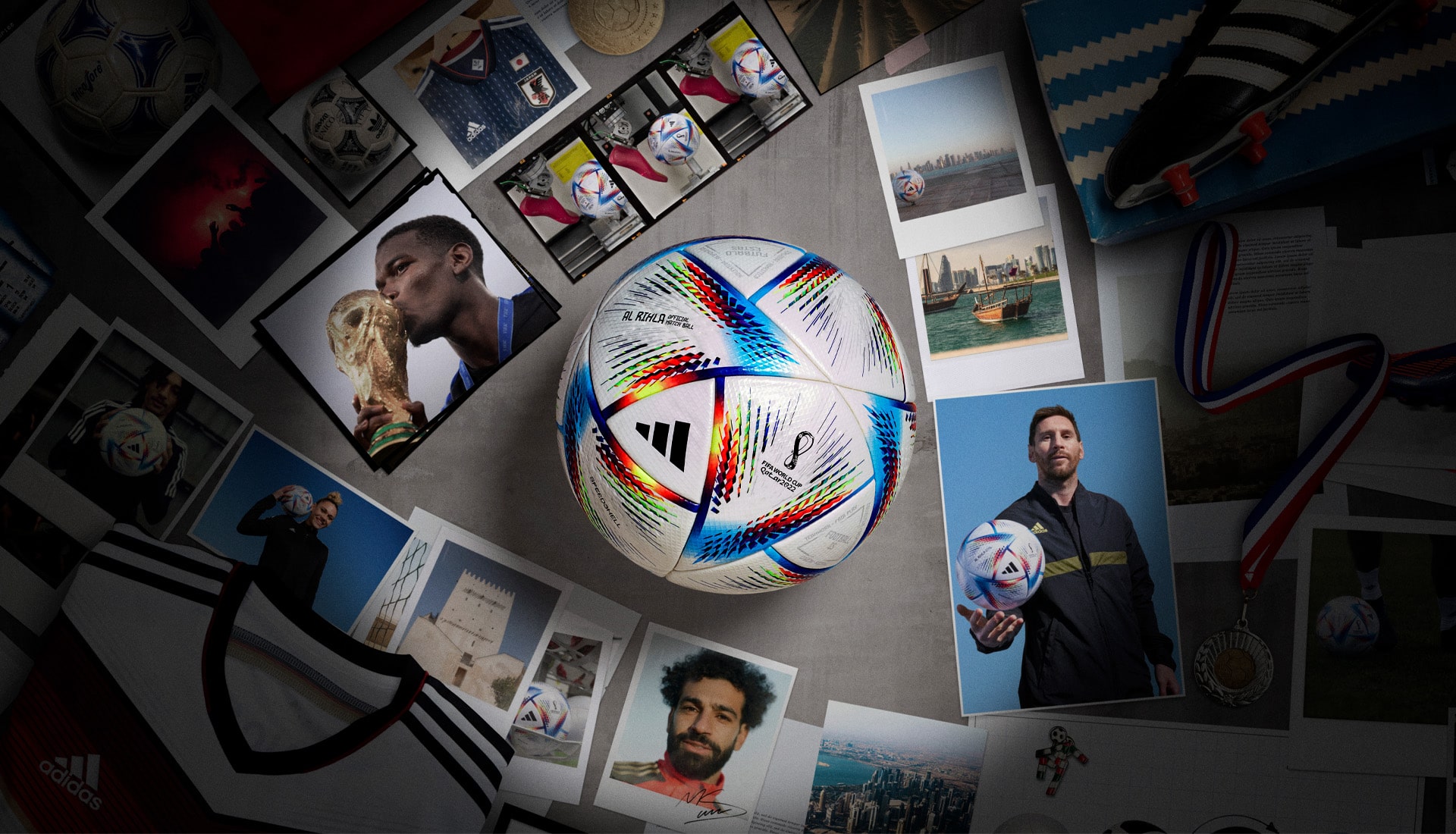 Bóng World Cup 2022_ Adidas Al Rihla Pro OMB