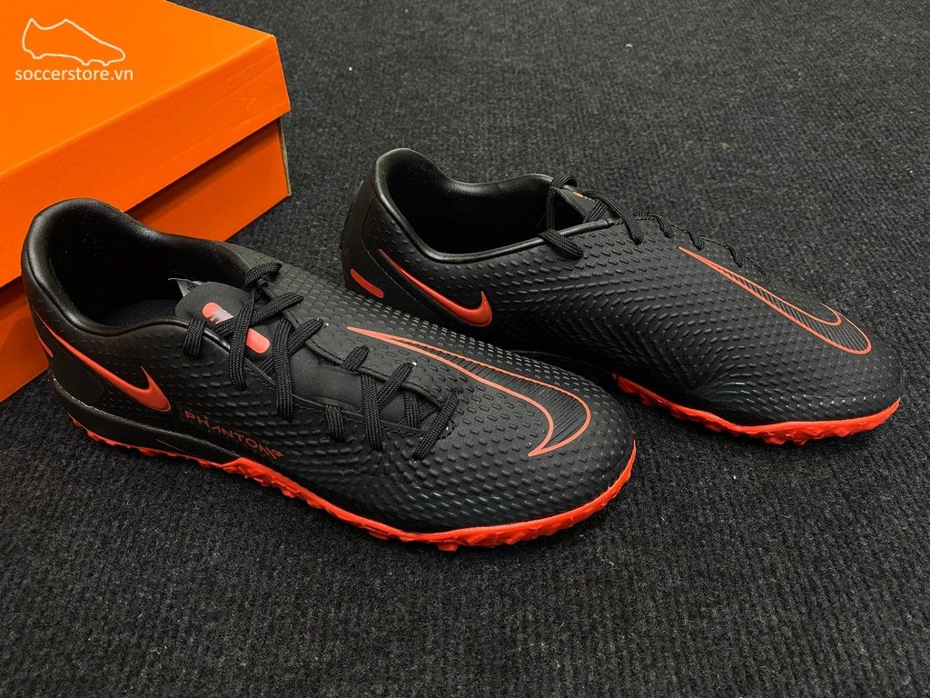 Nike Phantom GT Academy TF Black x Chile Red-CK8470-006