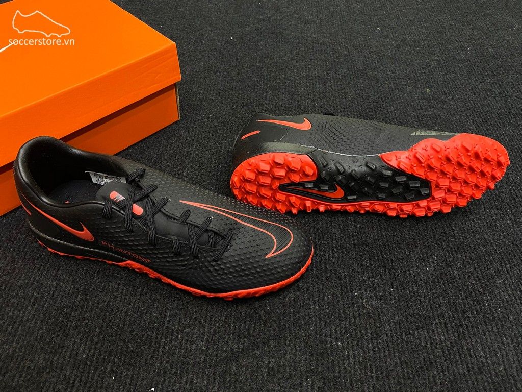Nike Phantom GT Academy TF Black x Chile Red-CK8470-006