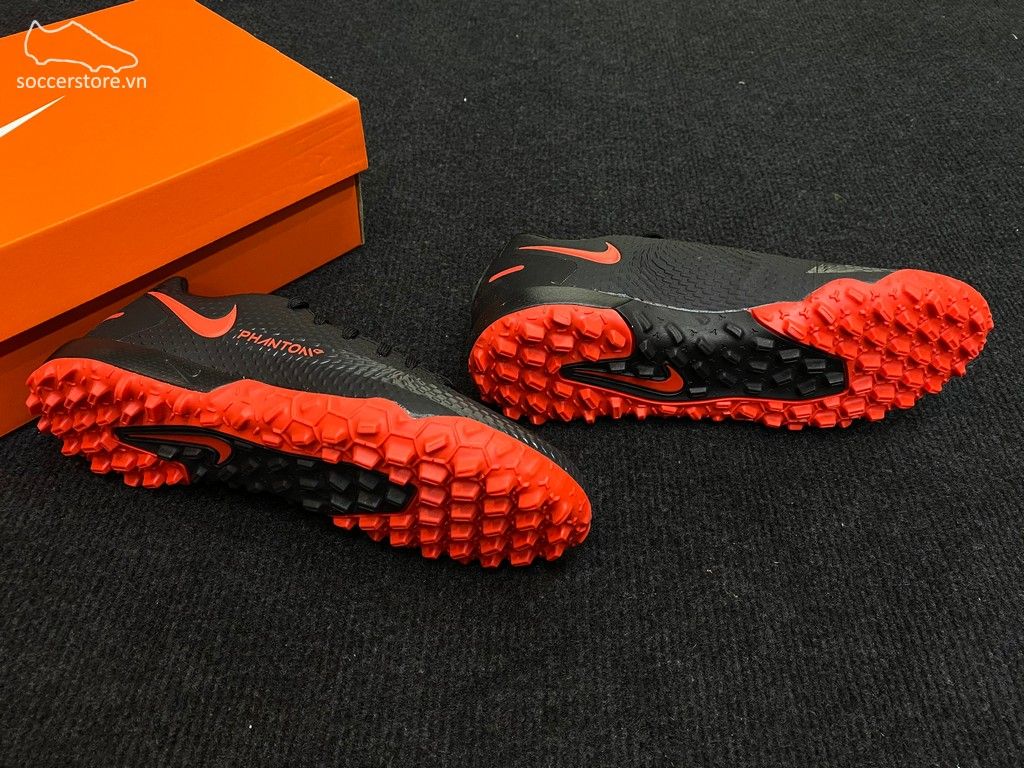 Nike Phantom GT Academy TF Black x Chile Red-CK8470-006