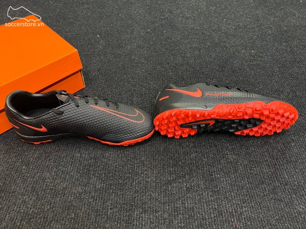 Nike Phantom GT Academy TF Black x Chile Red-CK8470-006