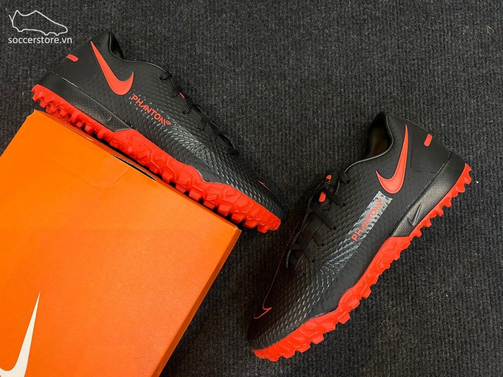 Nike Phantom GT Academy TF Black x Chile Red-CK8470-006