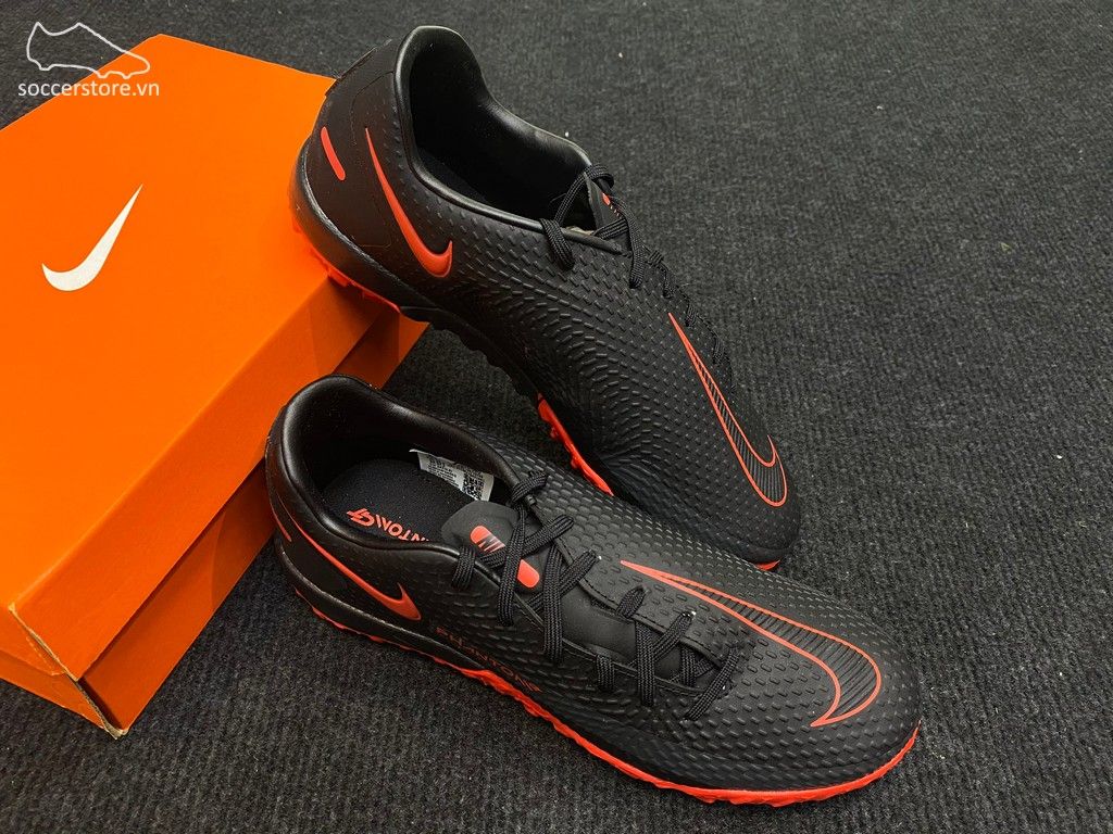 Nike Phantom GT Academy TF Black x Chile Red-CK8470-006