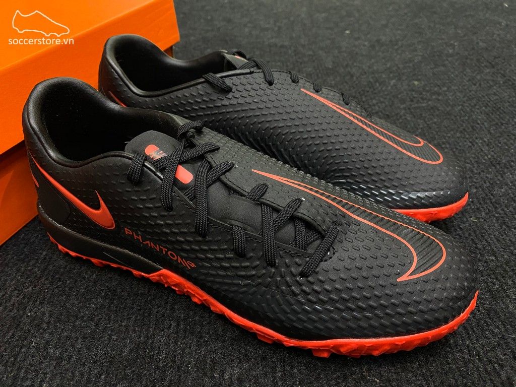 Nike Phantom GT Academy TF Black x Chile Red-CK8470-006