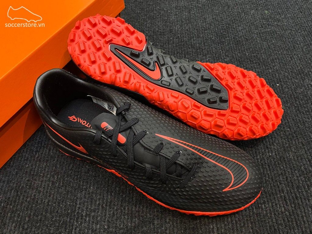 Nike Phantom GT Academy TF Black x Chile Red-CK8470-006