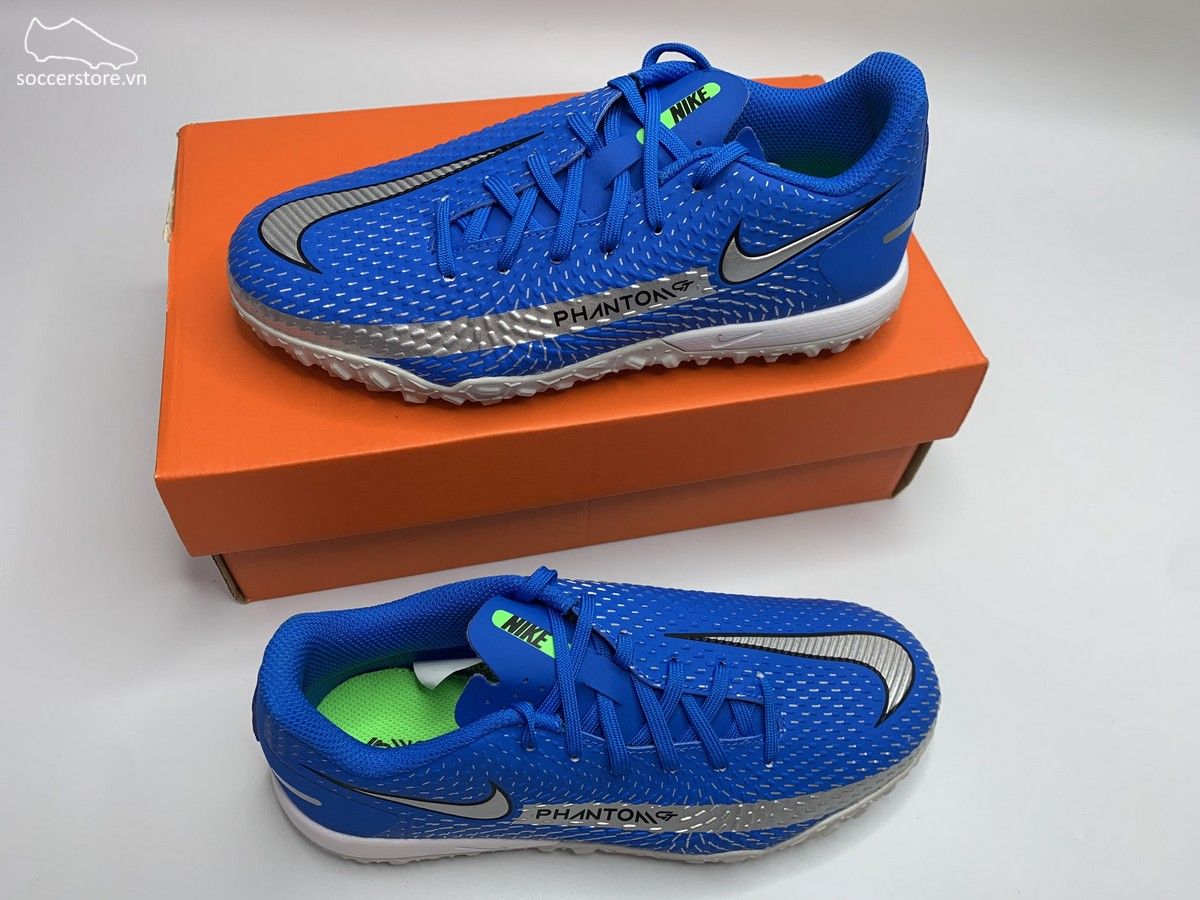 Nike Phantom GT Academy TF Kids màu xanh dương trắng CK8484-400
