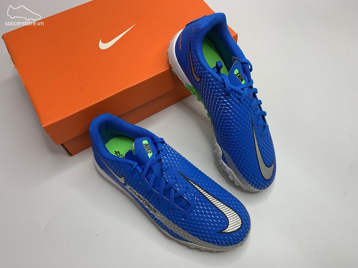 Nike Phantom GT Academy TF Kids màu xanh dương trắng CK8484-400