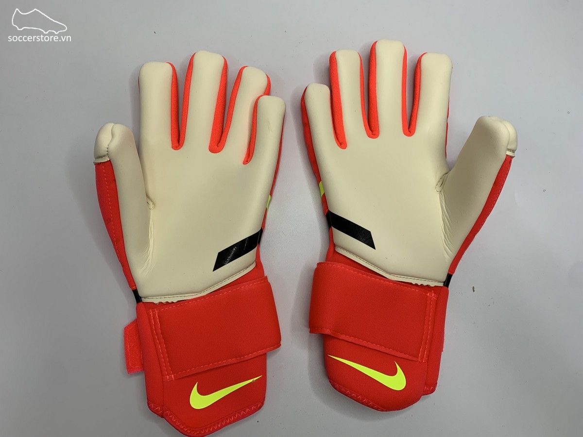 Nike Phantom Shadow GK Gloves CN6758-635 màu đỏ cam trắng