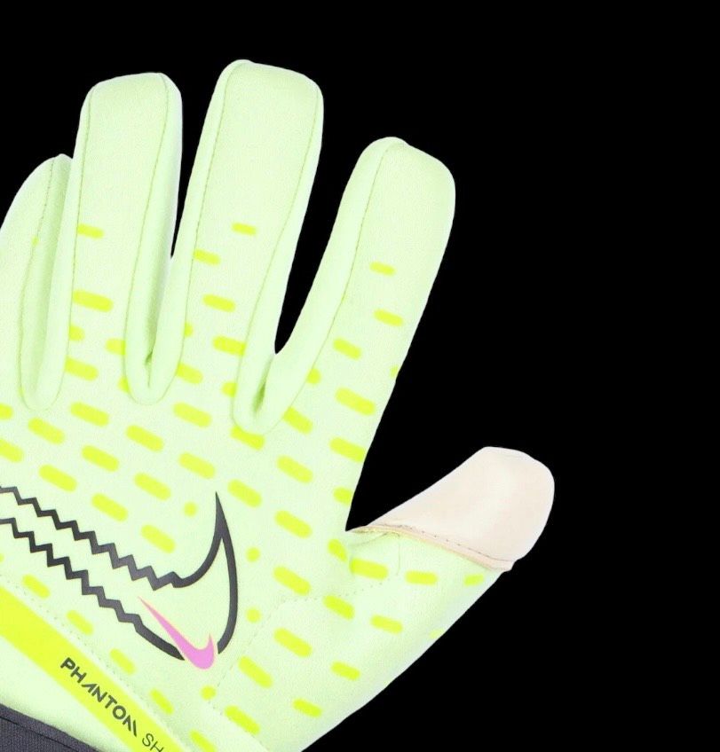 Găng tay thủ môn Nike Phantom Shadow màu trắng xanh GK Gloves CN6758-701