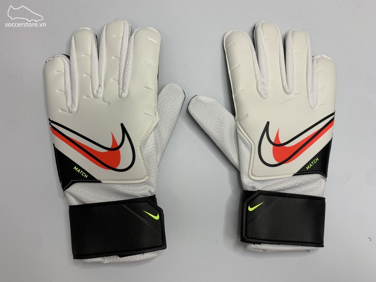 Nike GK Match màu trắng đen cam CQ7799-101