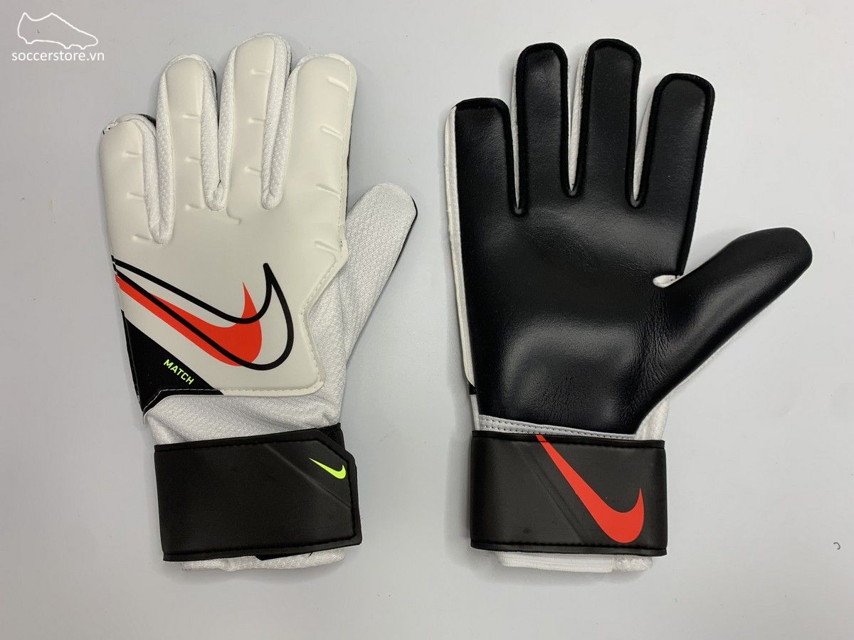 Nike GK Match màu trắng đen cam CQ7799-101