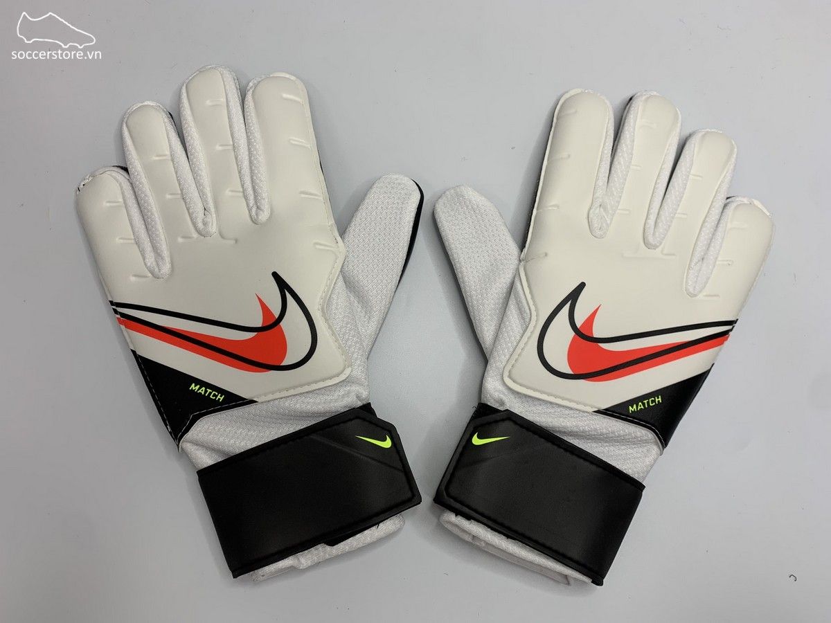 Nike GK Match màu trắng đen cam CQ7799-101