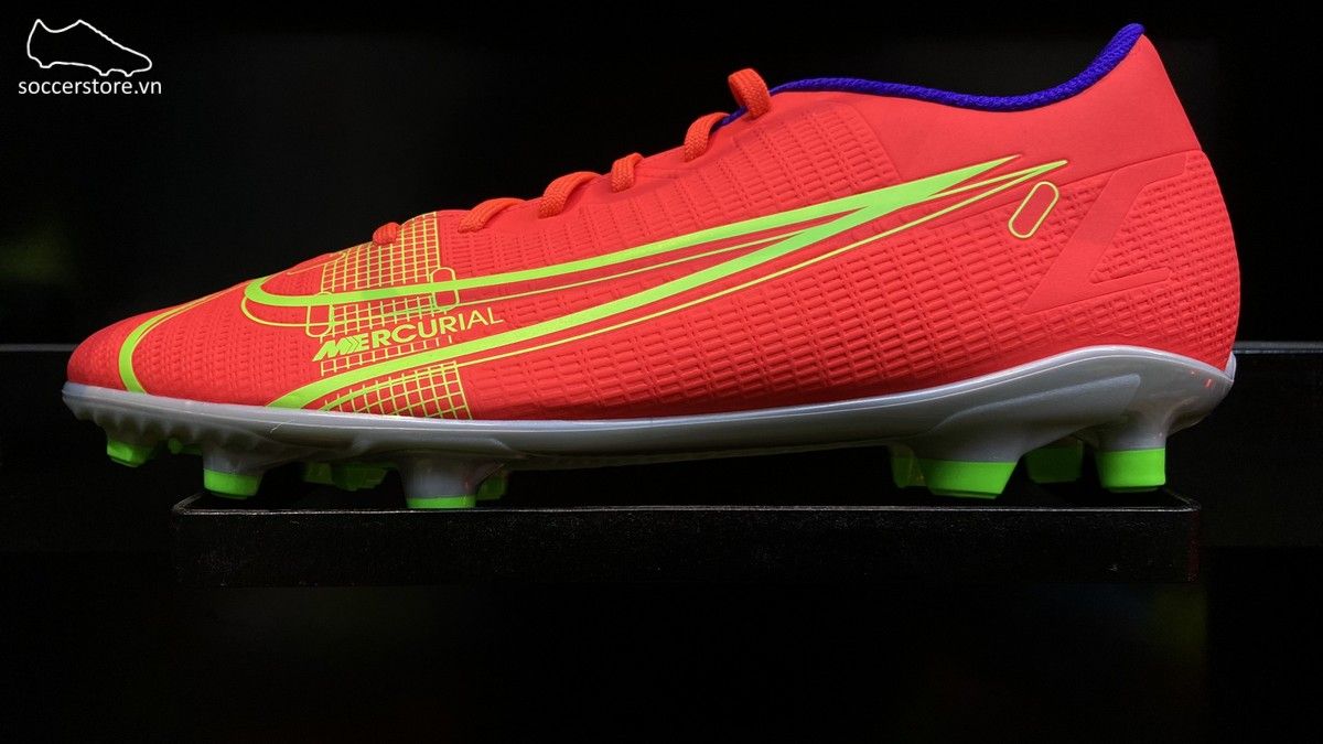 Nike Mercurial Vapor 14 Club FG- Bright Crimson/ Metallic Silver CU5692-600