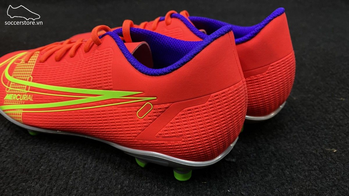 Nike Mercurial Vapor 14 Club FG- Bright Crimson/ Metallic Silver CU5692-600
