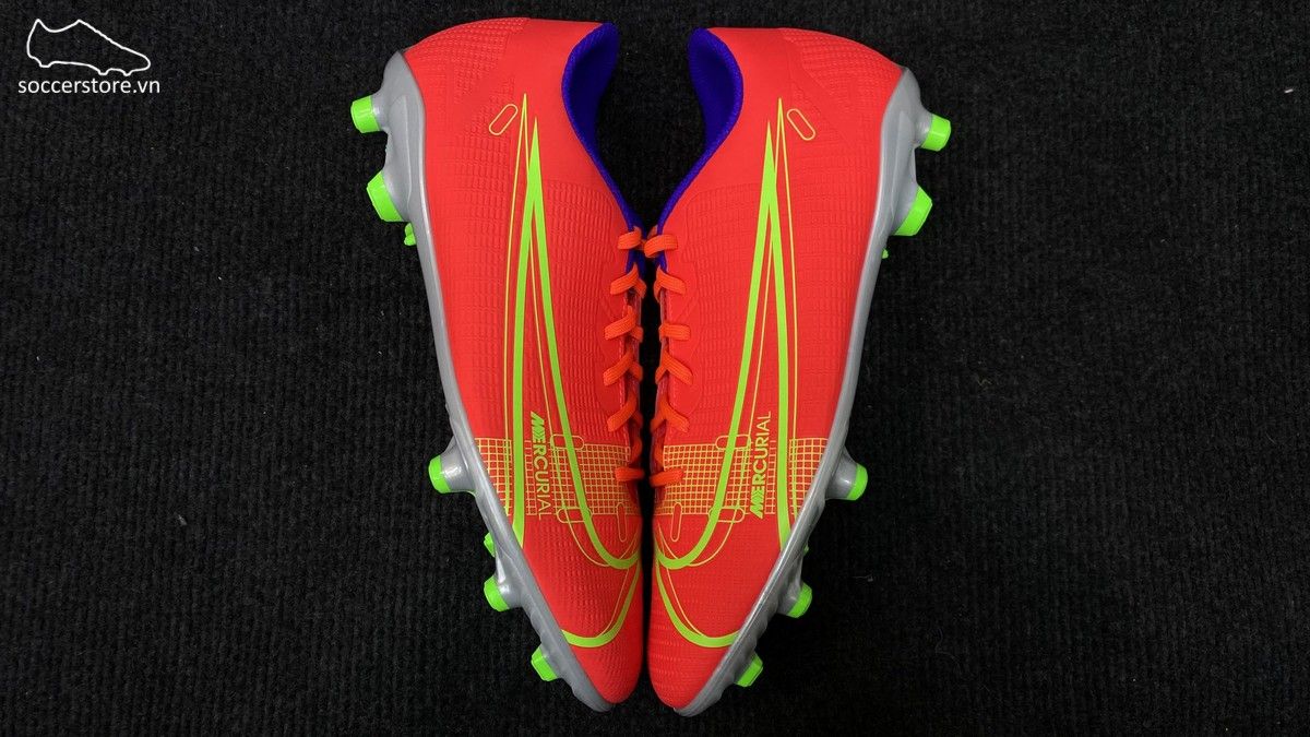 Nike Mercurial Vapor 14 Club FG- Bright Crimson/ Metallic Silver CU5692-600