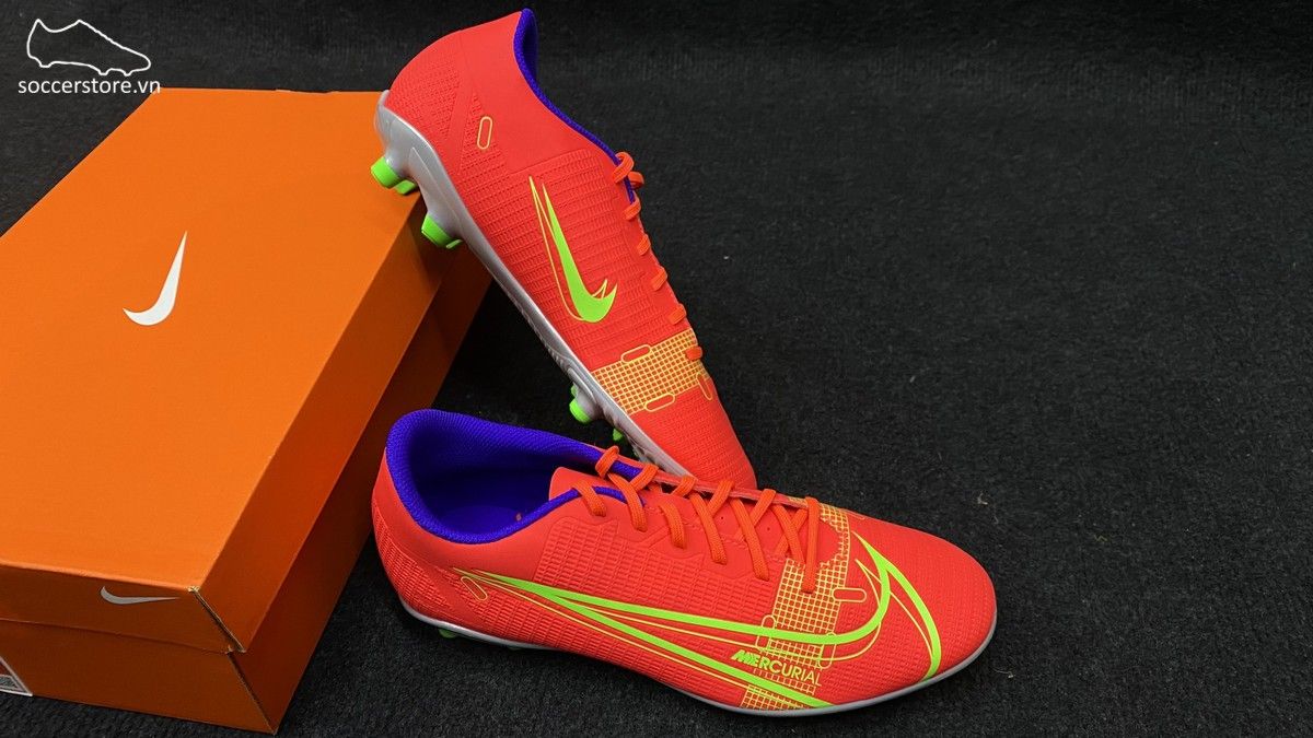 Nike Mercurial Vapor 14 Club FG- Bright Crimson/ Metallic Silver CU5692-600