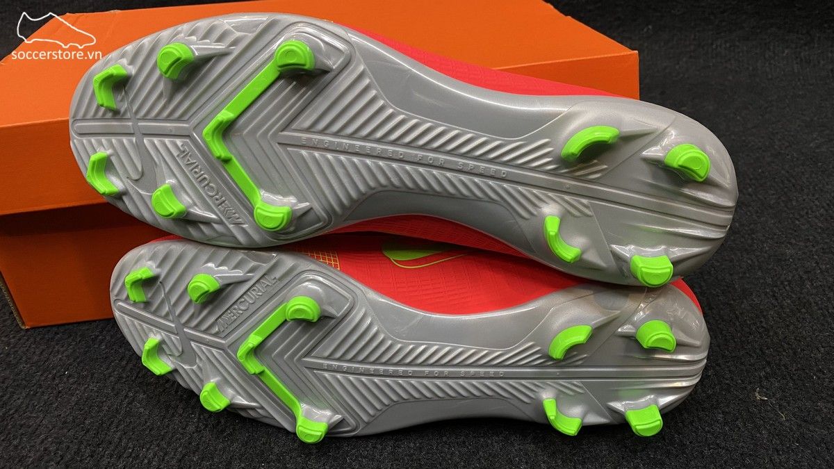 Nike Mercurial Vapor 14 Club FG- Bright Crimson/ Metallic Silver CU5692-600