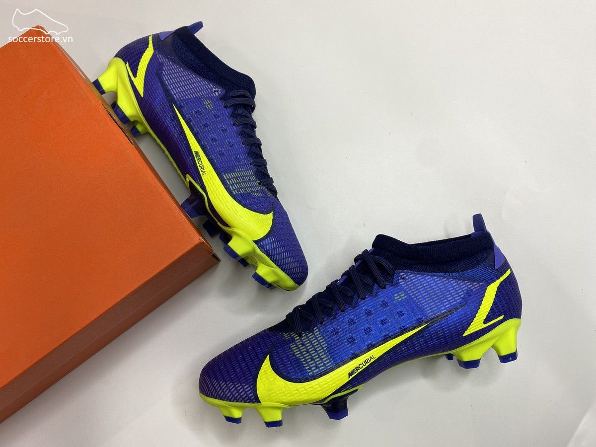 Nike Mecurial Vapor 14 Pro FG Recharge pack màu xanh dương - CU5693-574