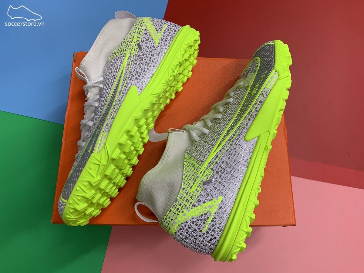 Nike Mercurial Superfly 8 Academy TF Kids Silver Safari CV0789-107