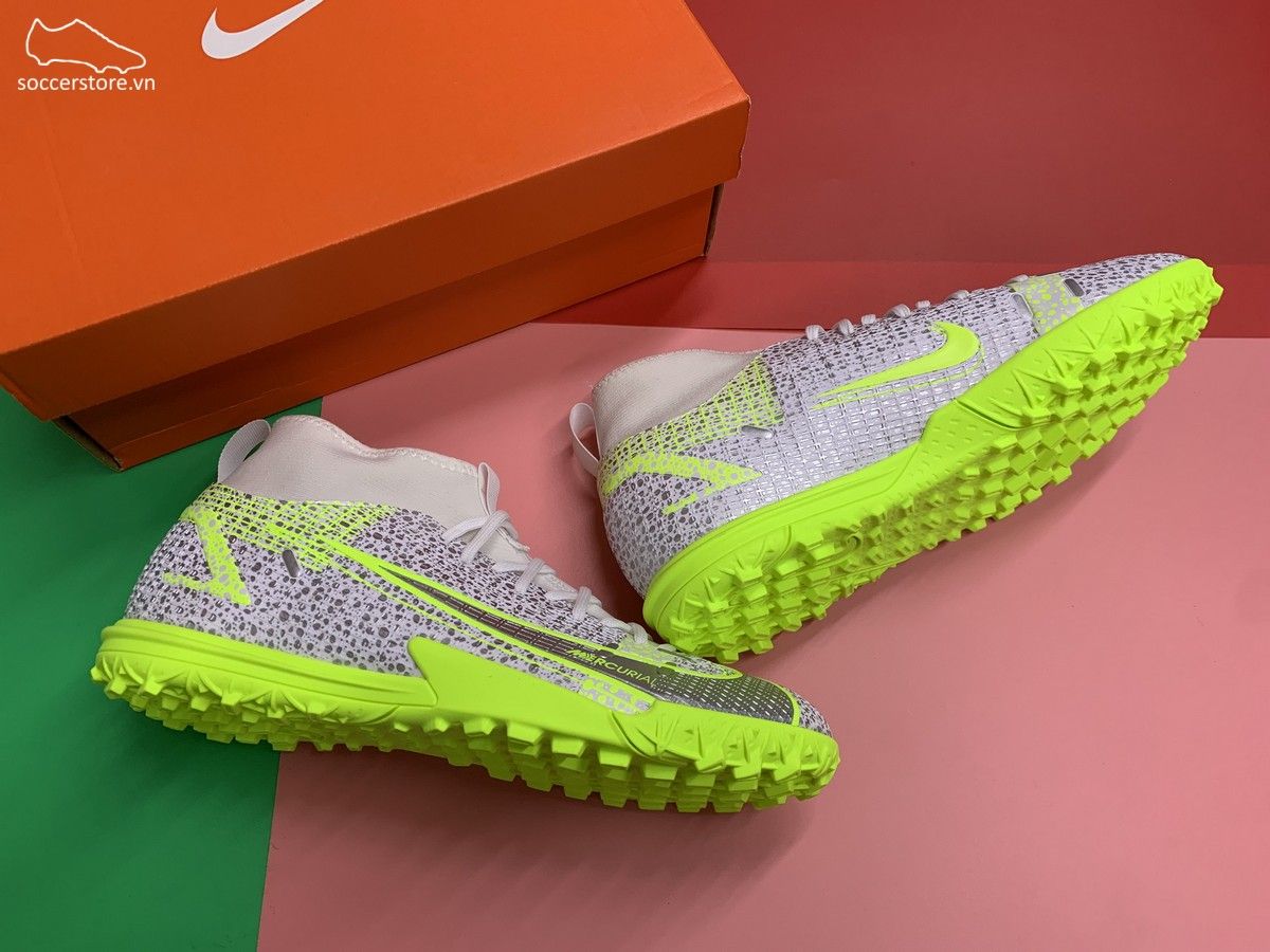 Nike Mercurial Superfly 8 Academy TF Kids Silver Safari CV0789-107