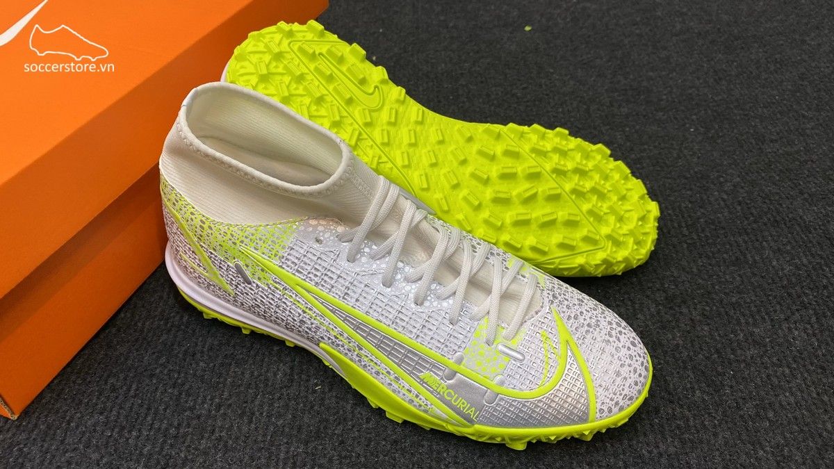 Giày bóng đá Nike Mercurial Superfly 8 Academy TF Silver Safari CV0953-107