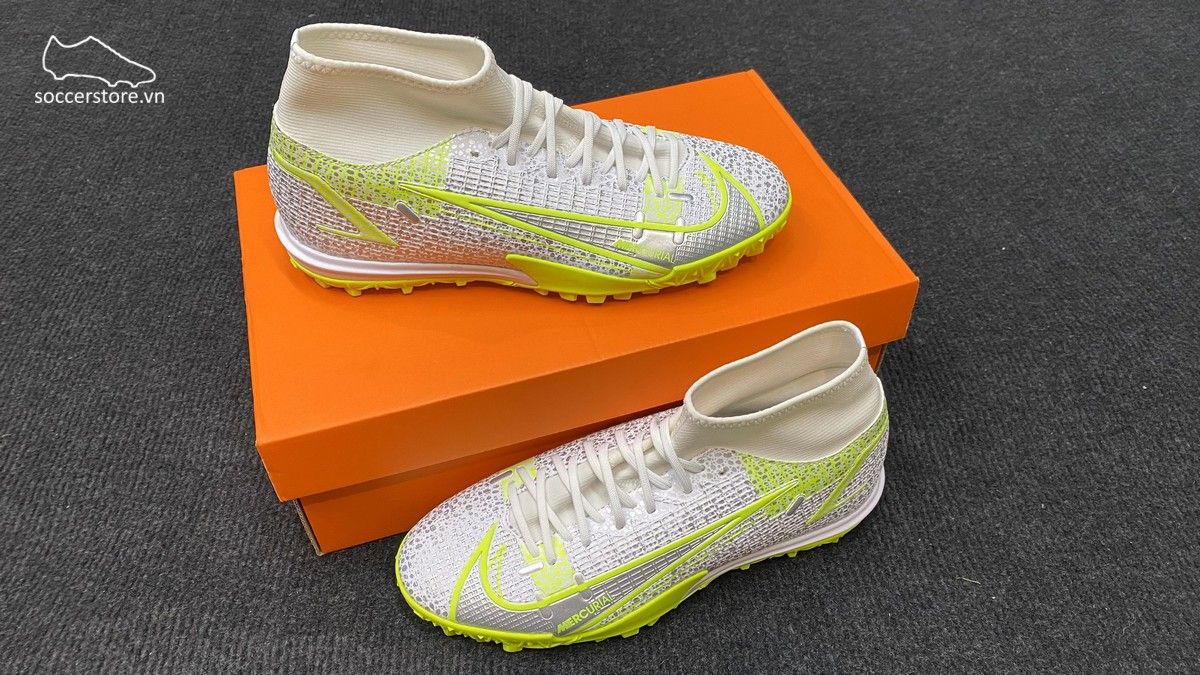 Giày bóng đá Nike Mercurial Superfly 8 Academy TF Silver Safari CV0953-107