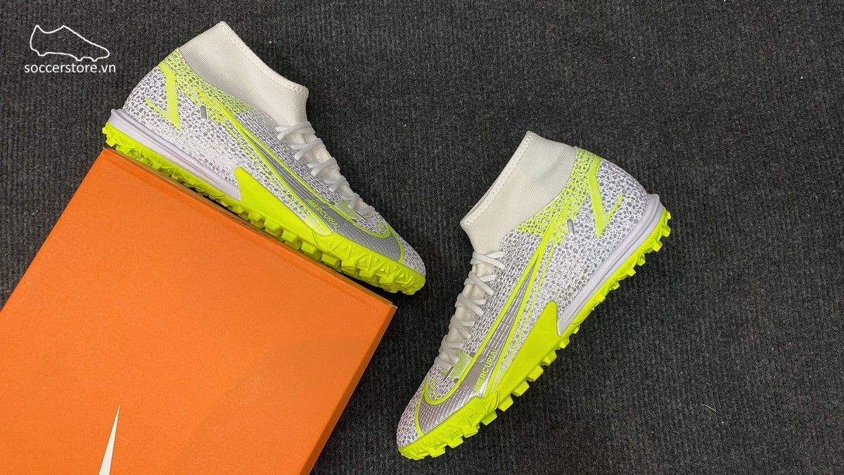 Giày bóng đá Nike Mercurial Superfly 8 Academy TF Silver Safari CV0953-107