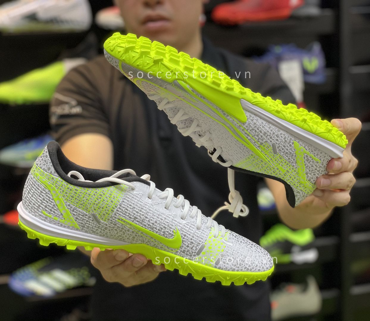 Nike Mercurial Vapor 14 Academy TF Silver Safari CV0978-107