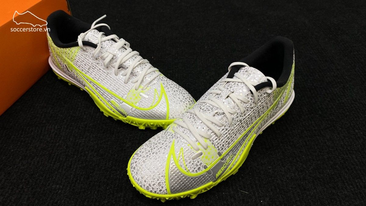 Giày bóng đá Nike Mercurial Vapor 14 Academy TF Silver Safari CV0978-107