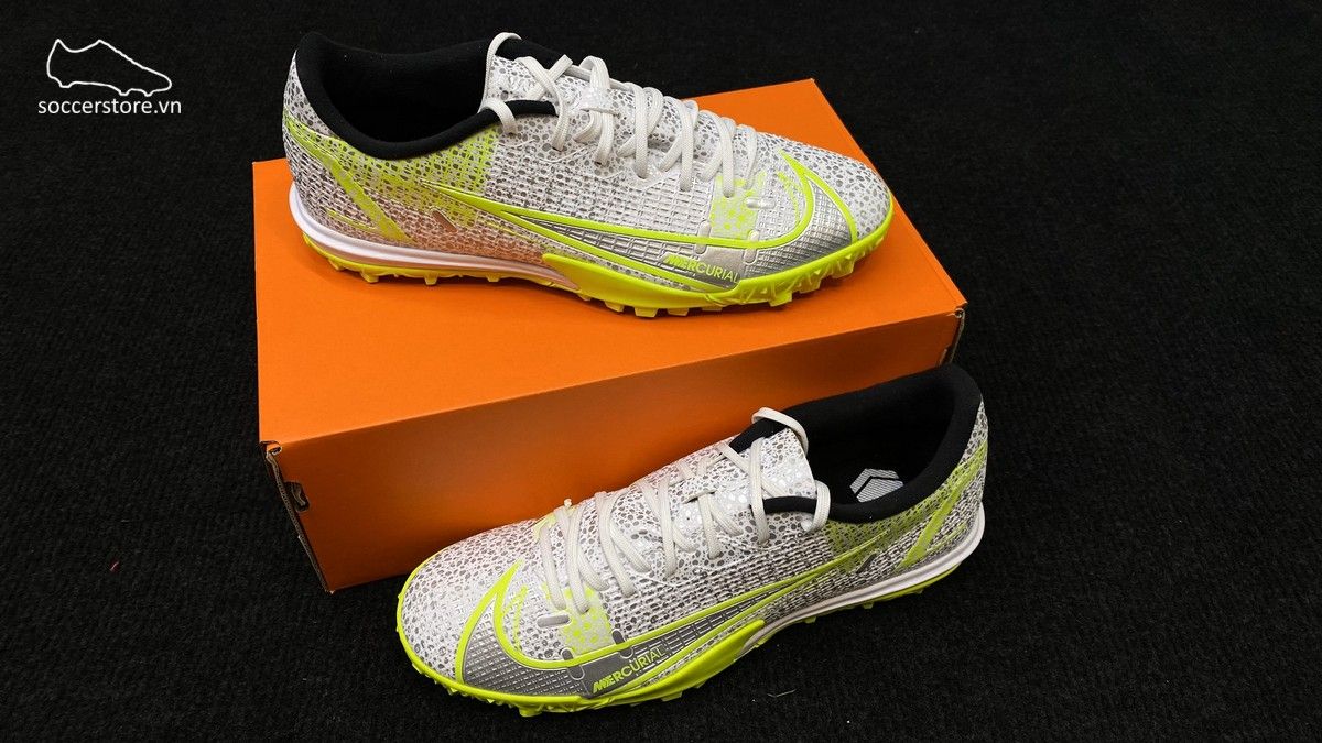Giày bóng đá Nike Mercurial Vapor 14 Academy TF Silver Safari CV0978-107