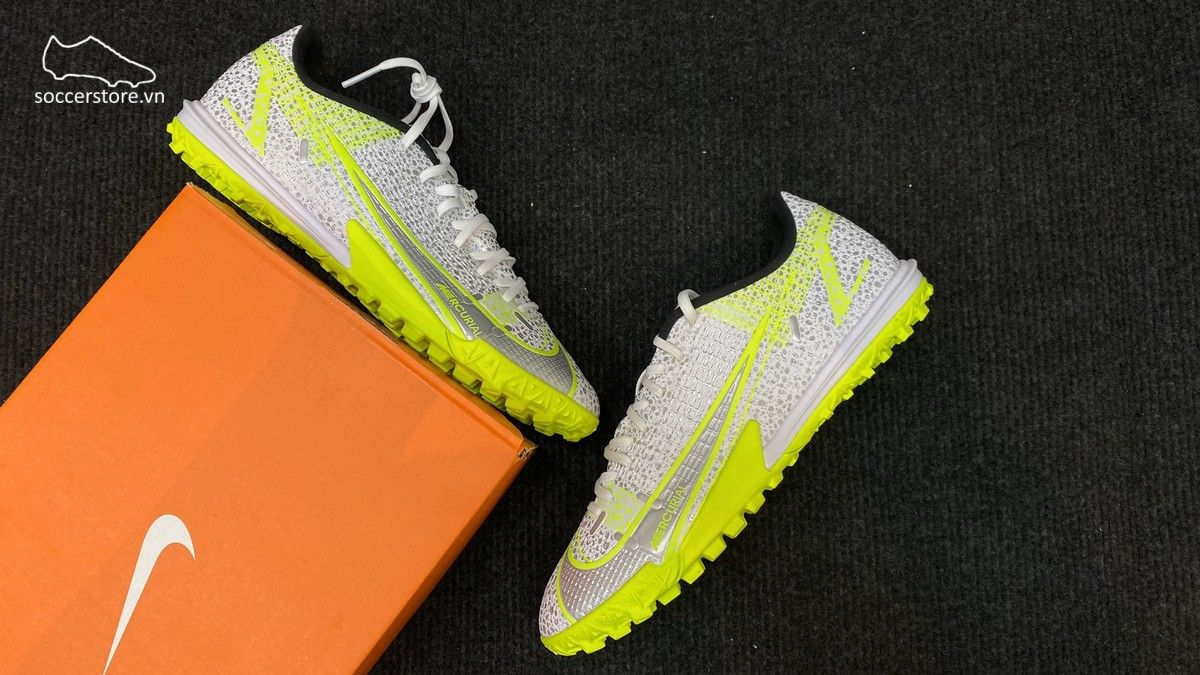 Giày bóng đá Nike Mercurial Vapor 14 Academy TF Silver Safari CV0978-107