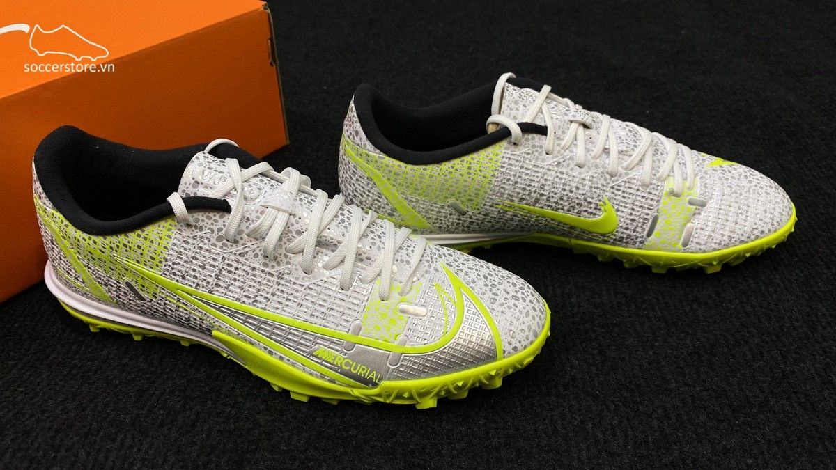 Giày bóng đá Nike Mercurial Vapor 14 Academy TF Silver Safari CV0978-107