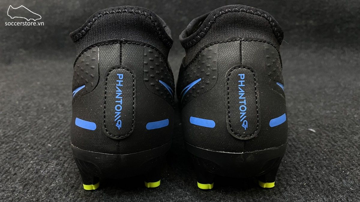 Nike Phantom GT Academy DF FG/MG- Black/ Cyber/ Light Photo Blue CW6667-090