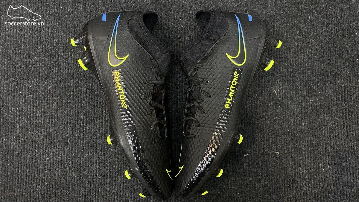 Nike Phantom GT Academy DF FG/MG- Black/ Cyber/ Light Photo Blue CW6667-090