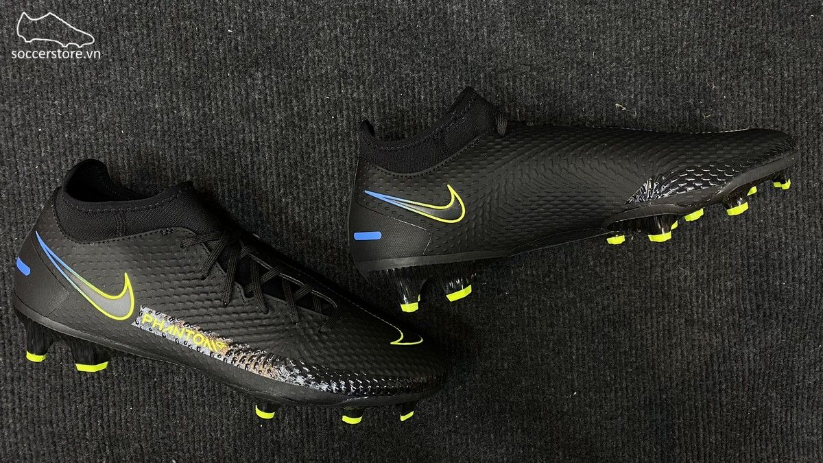 Nike Phantom GT Academy DF FG/MG- Black/ Cyber/ Light Photo Blue CW6667-090