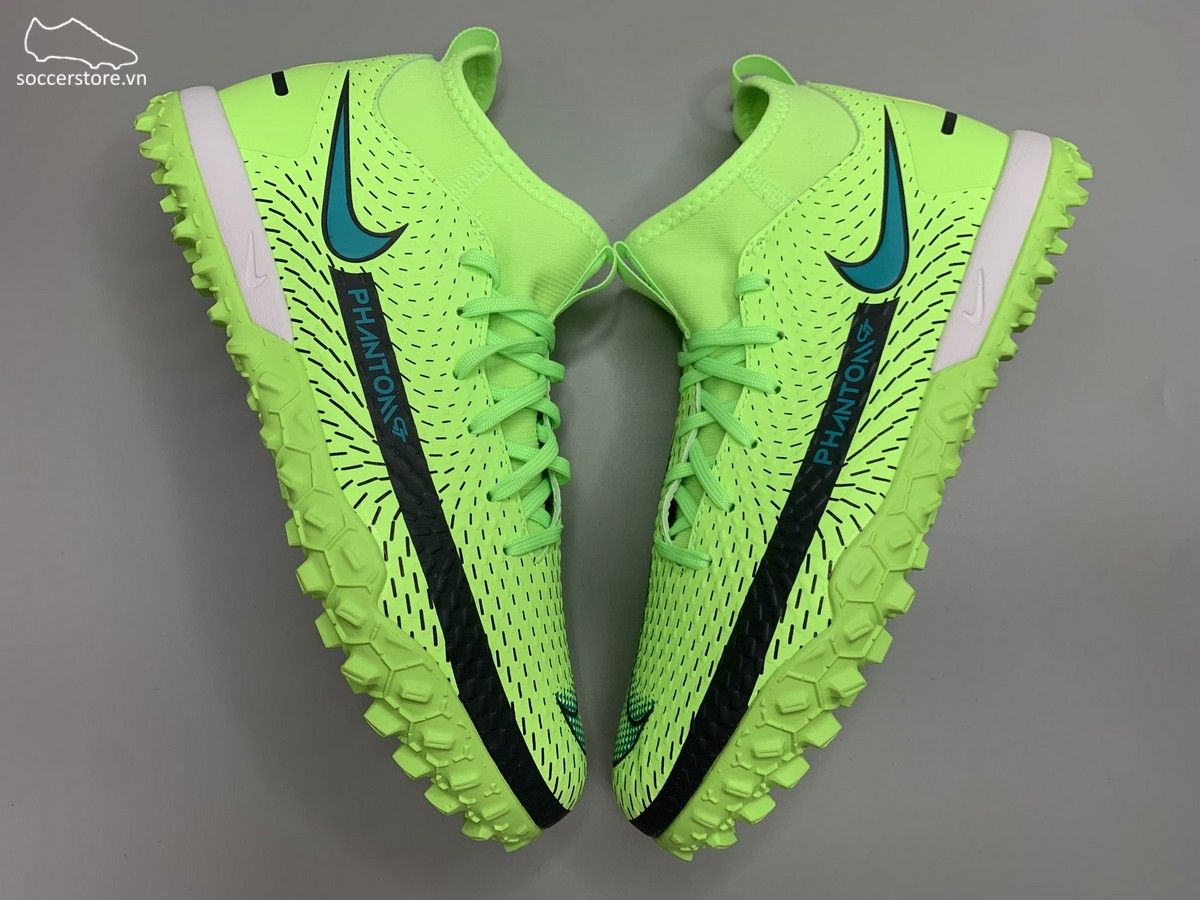 Nike Phantom GT Academy DF TF Kids màu xanh lá CW6695-303