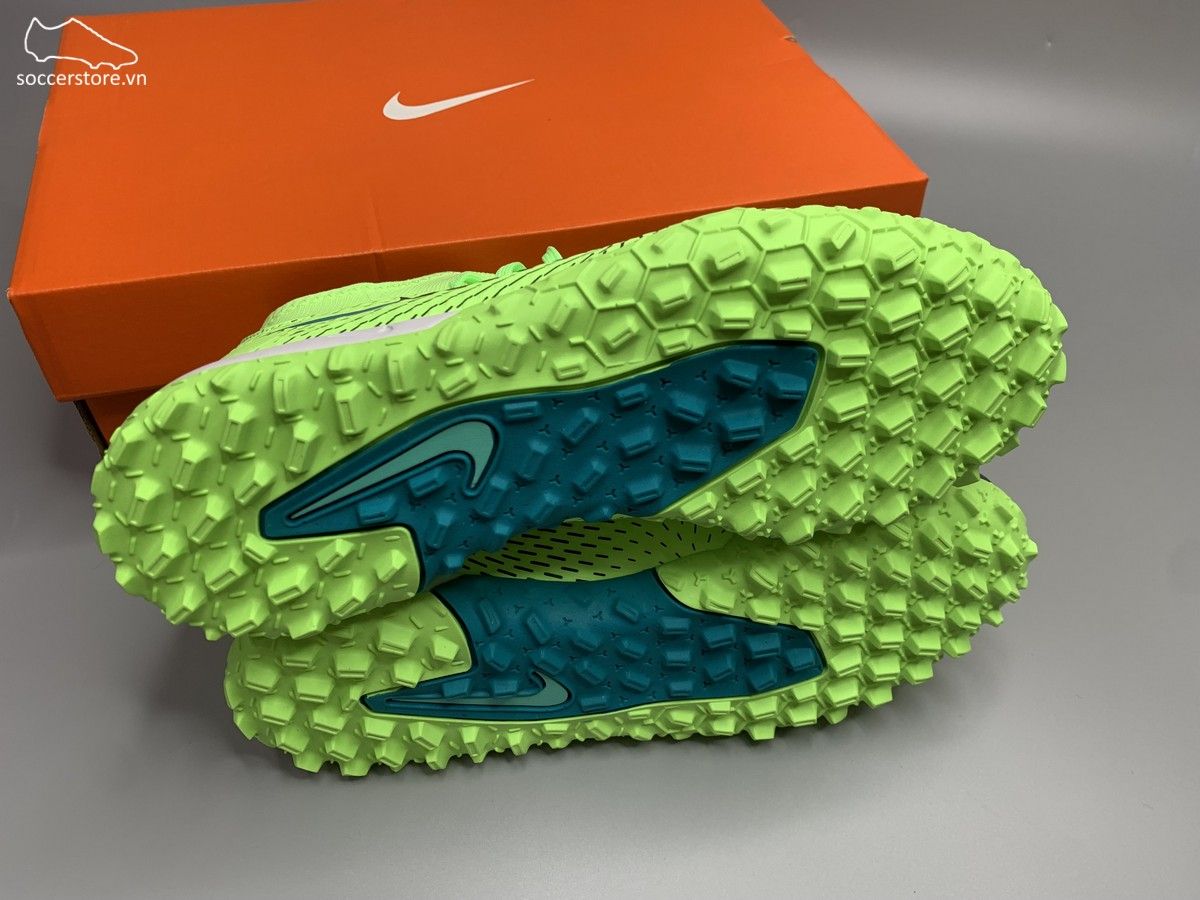 Nike Phantom GT Academy DF TF Kids màu xanh lá CW6695-303