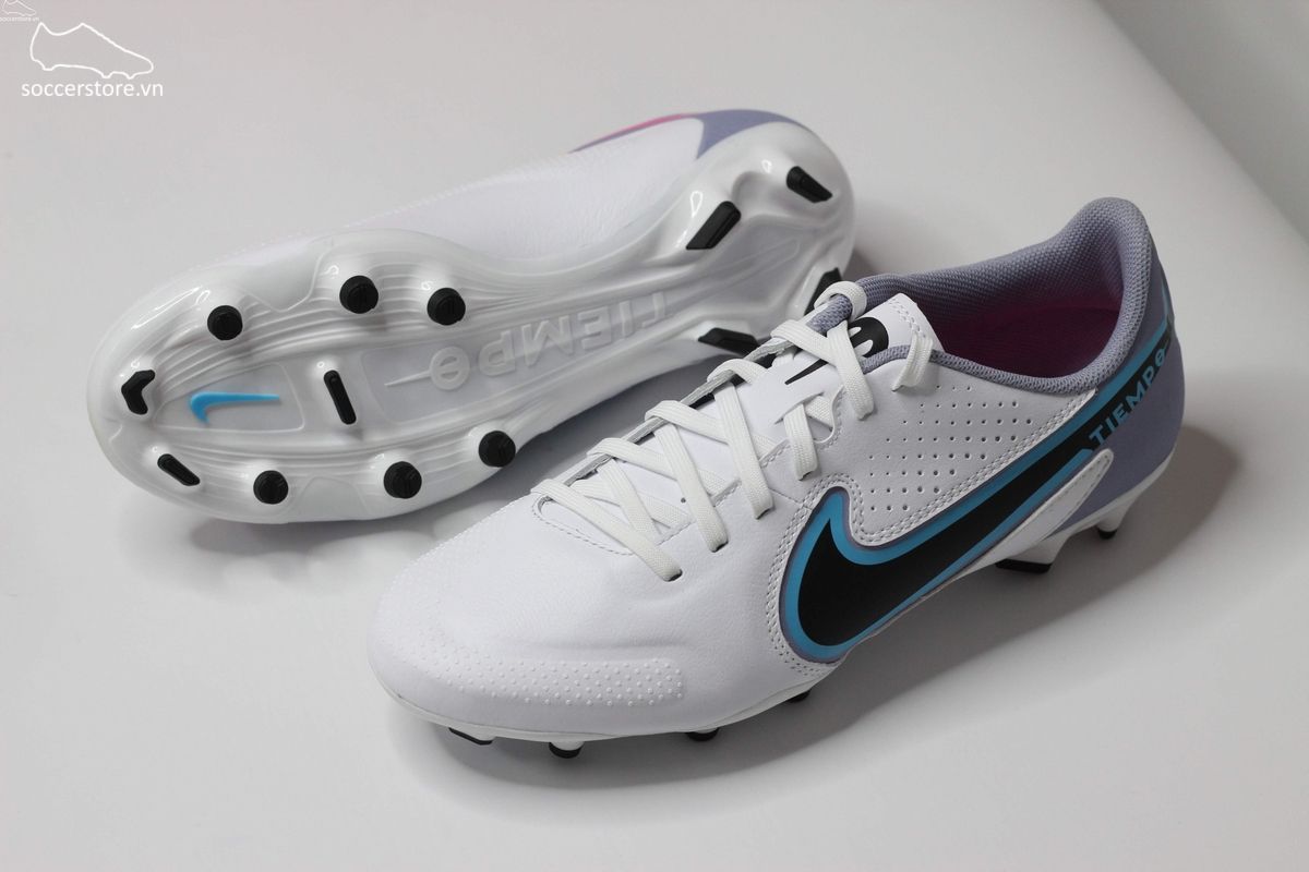 Nike Tiempo Legend 9 Academy MG Blast pack màu trắng xanh DA1174-146