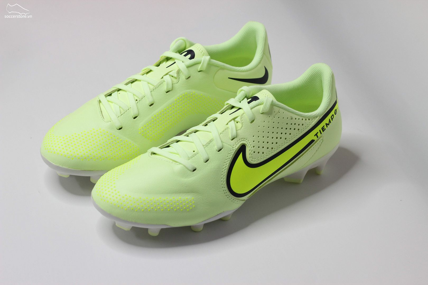 Nike Tiempo Legend 9 Academy MG Luminous pack màu xanh lá mạ DA1174-705