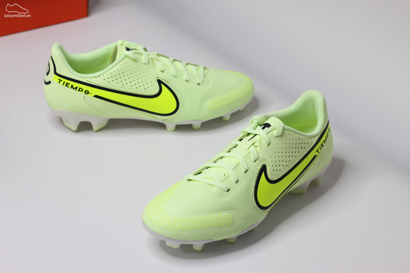 Nike Tiempo Legend 9 Academy MG Luminous pack màu xanh lá mạ DA1174-705