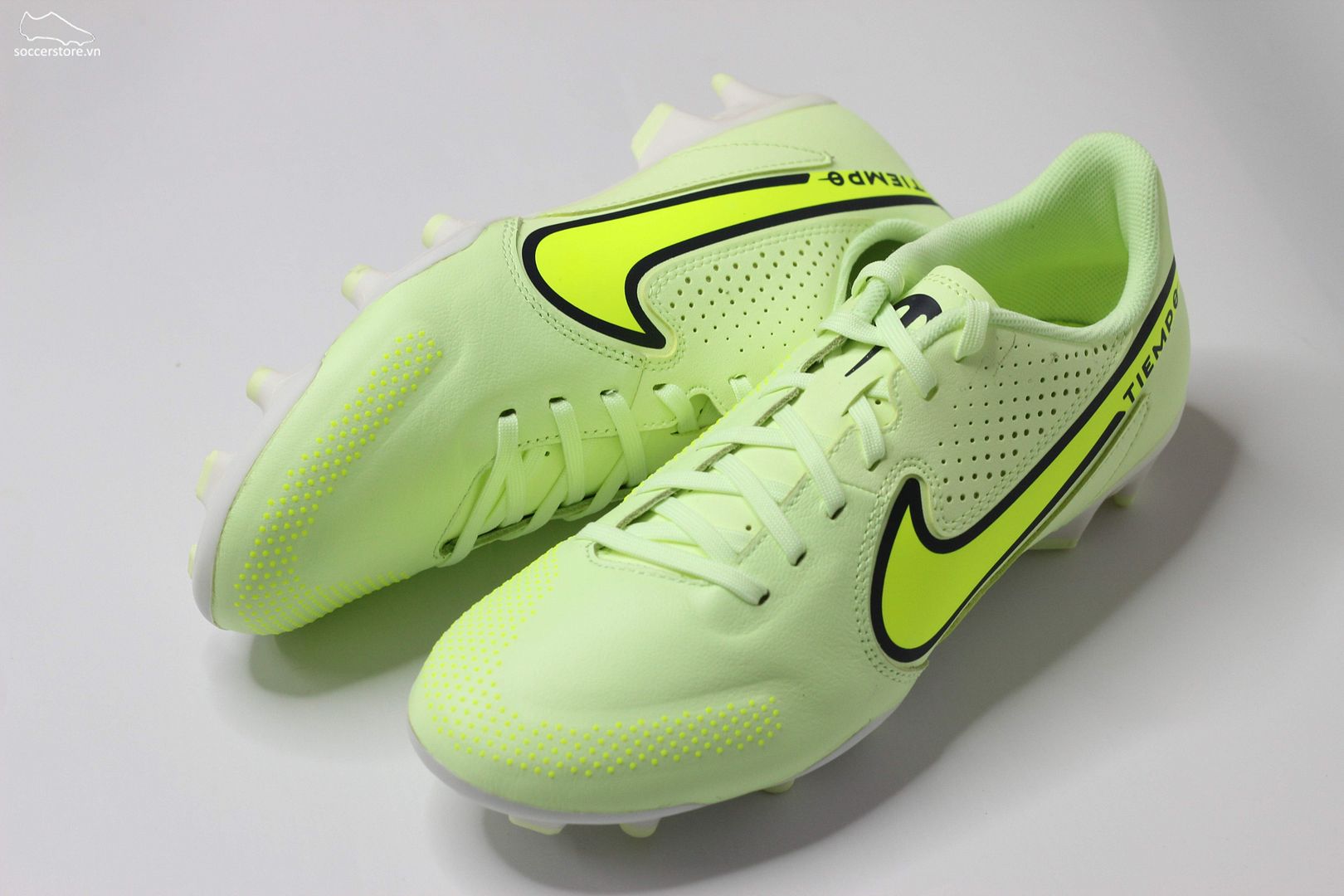 Nike Tiempo Legend 9 Academy MG Luminous pack màu xanh lá mạ DA1174-705