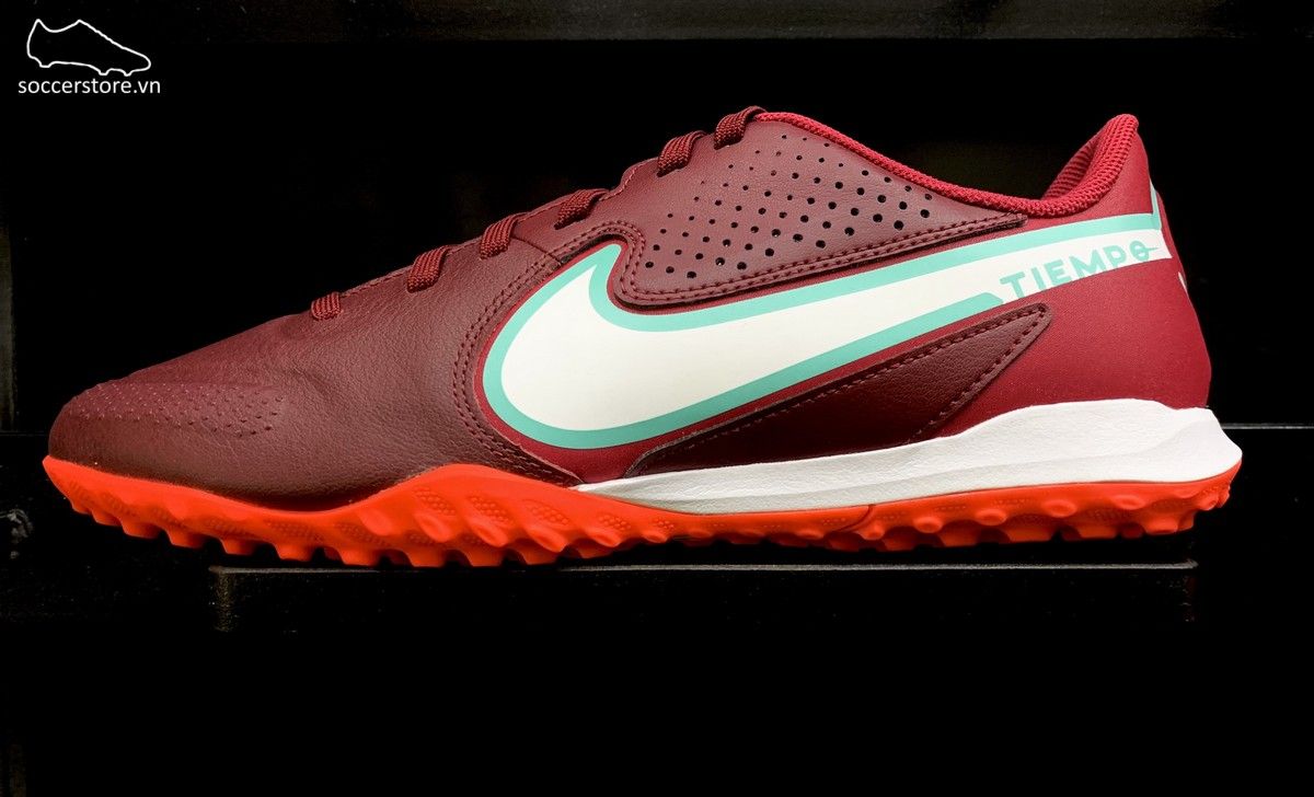 Nike Tiempo Legend 9 Academy TF - Team Red / Bright Crimson / White - DA1191-616