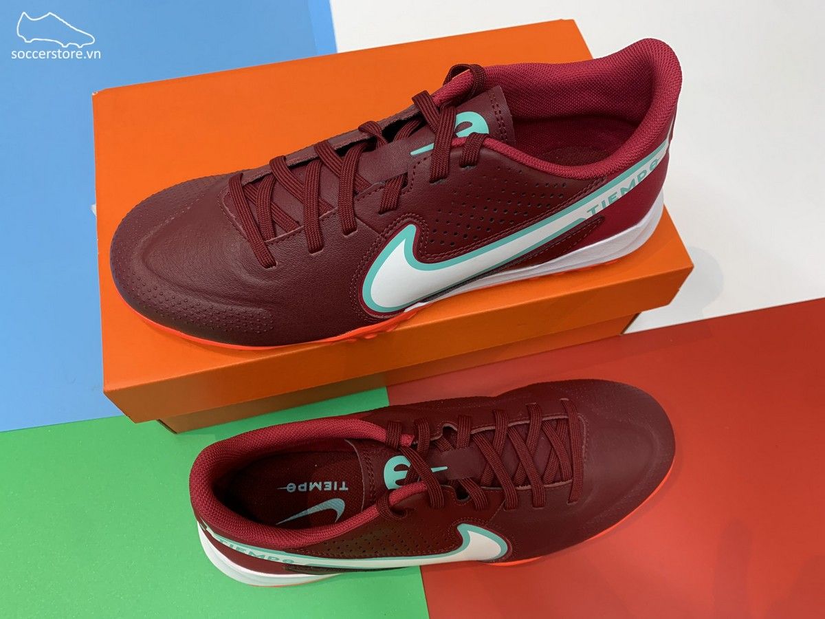 Nike Tiempo Legend 9 Academy TF - Team Red / Bright Crimson / White - DA1191-616