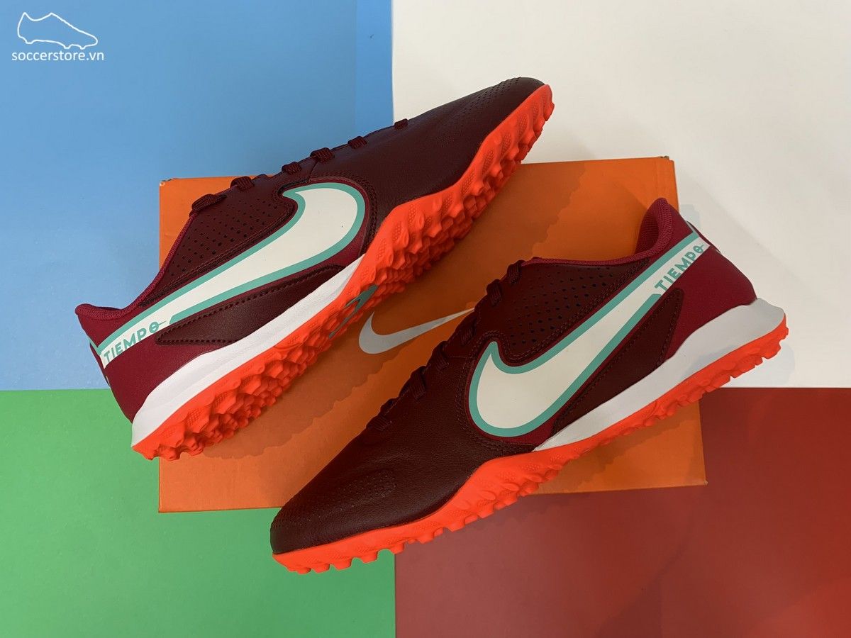 Nike Tiempo Legend 9 Academy TF - Team Red / Bright Crimson / White - DA1191-616