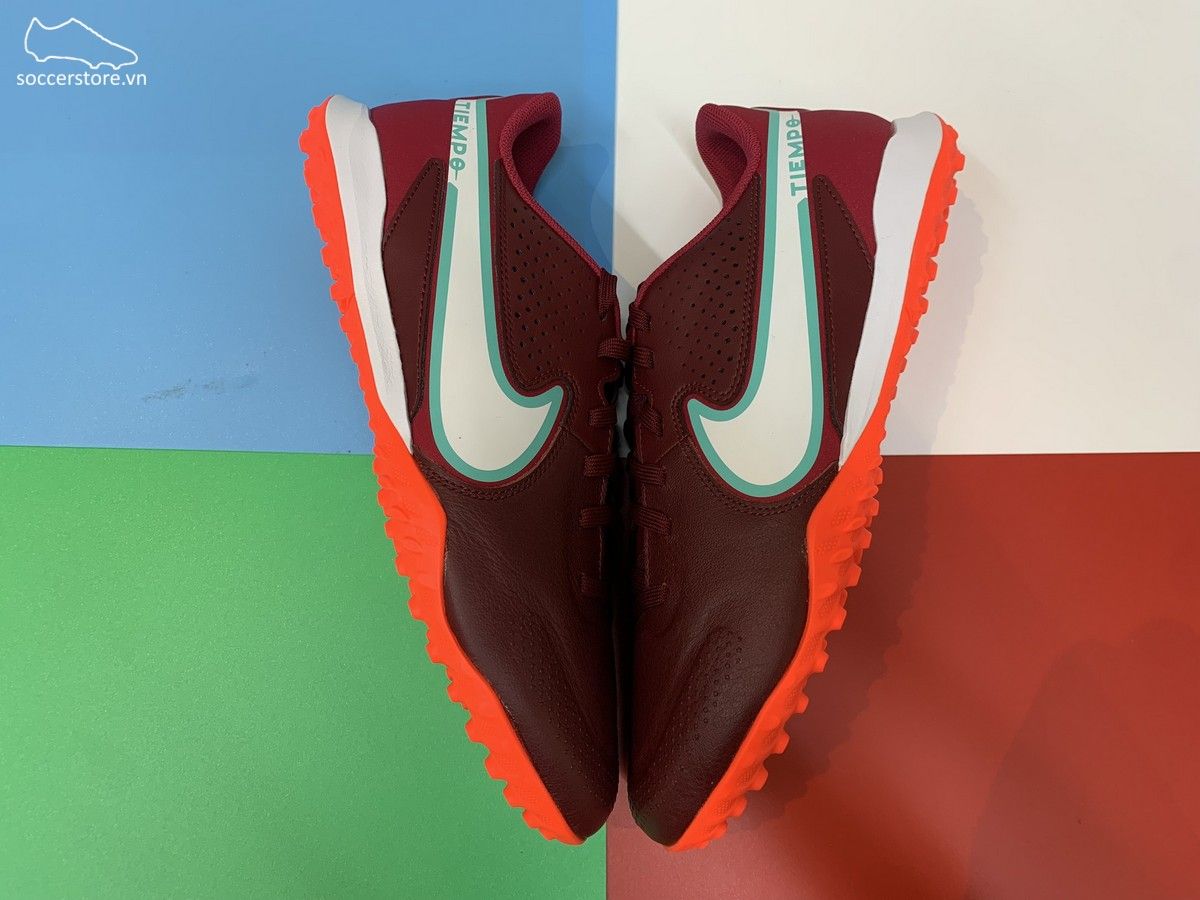 Nike Tiempo Legend 9 Academy TF - Team Red / Bright Crimson / White - DA1191-616