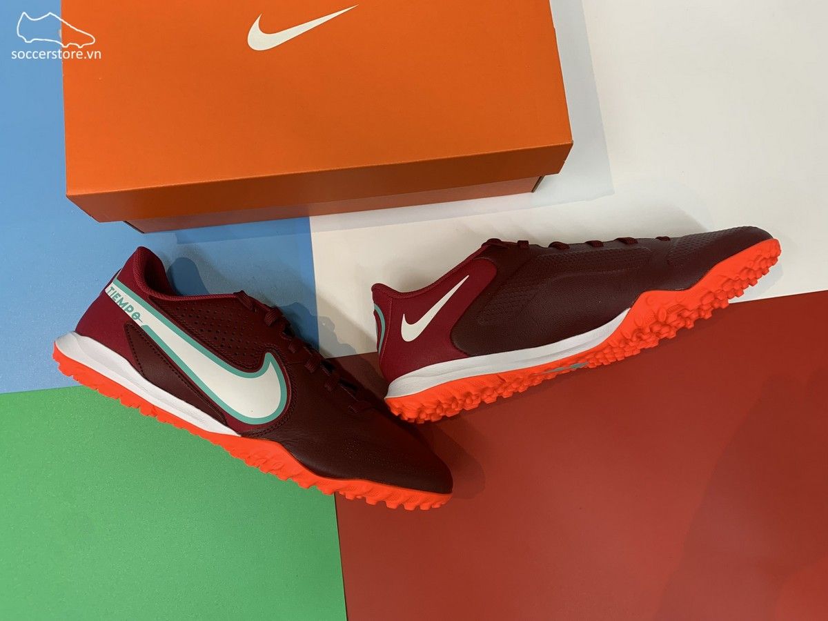 Nike Tiempo Legend 9 Academy TF - Team Red / Bright Crimson / White - DA1191-616